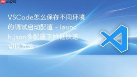 vscode怎么保存不同环境的调试启动配置 - launch.json多配置下拉框快速切换方法