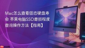 mac怎么查看固态硬盘寿命 苹果电脑ssd磨损程度查询操作方法【指南】