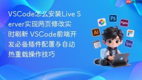 vscode怎么安装live server实现网页修改实时刷新 vscode前端开发必备插件配置与自动热重载操作技巧