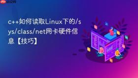 c++如何读取linux下的/sys/class/net网卡硬件信息【技巧】