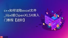 c++如何读取excel文件_libxl或openxlsx库入门教程【进阶】