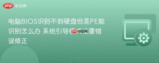 电脑bios识别不到硬盘但是pe能识别怎么办 系统引导模式设置错误修正