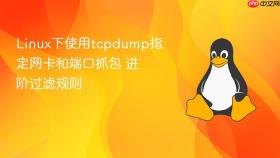 linux下使用tcpdump指定网卡和端口抓包 进阶过滤规则