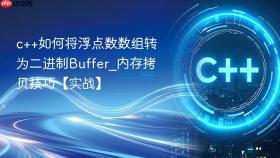 c++如何将浮点数数组转为二进制buffer_内存拷贝技巧【实战】