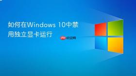 如何在windows 10中禁用独立显卡运行