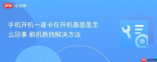 手机开机一直卡在开机画面是怎么回事 刷机救砖解决方法