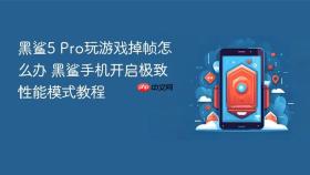 黑鲨5 Pro玩游戏掉帧怎么办 黑鲨手机开启极致性能模式教程