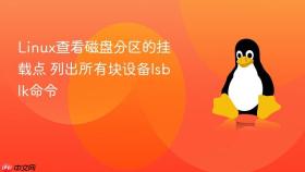 linux查看磁盘分区的挂载点 列出所有块设备lsblk命令