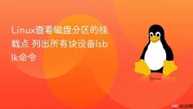 Linux查看磁盘分区的挂载点 列出所有块设备lsblk命令