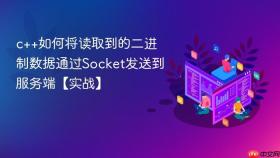 c++如何将读取到的二进制数据通过socket发送到服务端【实战】