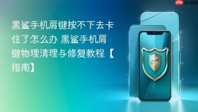 黑鲨手机肩键按不下去卡住了怎么办 黑鲨手机肩键物理清理与修复教程【指南】