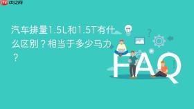 汽车排量1.5l和1.5t有什么区别?相当于多少马力?