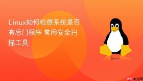 Linux如何检查系统是否有后门程序 常用安全扫描工具