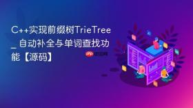 c++实现前缀树trietree _ 自动补全与单词查找功能【源码】