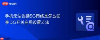手机无法连接5G网络是怎么回事 5G开关启用设置方法