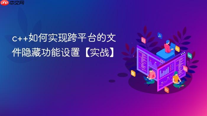 c++如何实现跨平台的文件隐藏功能设置【实战】