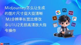 midjourney怎么让生成的图片尺寸变大变清晰 mj分辨率长宽比修改与u1u2无损高清放大指令操作