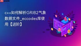 c++如何解析grib2气象数据文件_eccodes库使用【进阶】