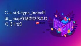 c++ std::type_index用法 _ map存储类型信息技巧【干货】