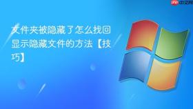 文件夹被隐藏了怎么找回 显示隐藏文件的方法【技巧】