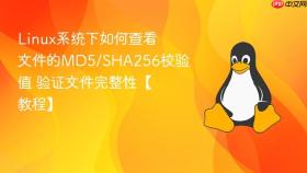 Linux系统下如何查看文件的MD5/SHA256校验值 验证文件完整性【教程】