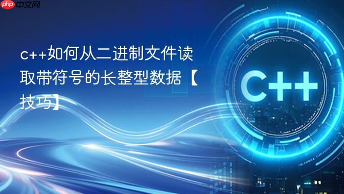 c++如何从二进制文件读取带符号的长整型数据【技巧】