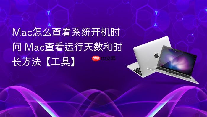 mac怎么查看系统开机时间 mac查看运行天数和时长方法【工具】