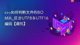 c++如何判断文件的bom头_区分utf8与utf16编码【避坑】
