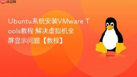 ubuntu系统安装vmware tools教程 解决虚拟机全屏显示问题【教程】