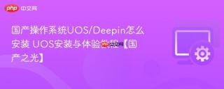 国产操作系统uos/deepin怎么安装 uos安装与体验教程【国产之光】