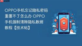 OPPO手机忘记隐私密码重置不了怎么办 OPPO手机强制清除隐私数据教程【技术帖】