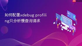 如何配置xdebug profiling只分析慢查询请求