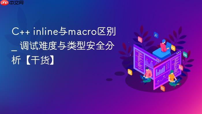 c++ inline与macro区别 _ 调试难度与类型安全分析【干货】