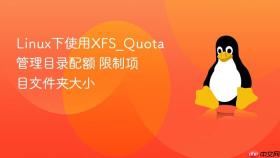 linux下使用xfs_quota管理目录配额 限制项目文件夹大小