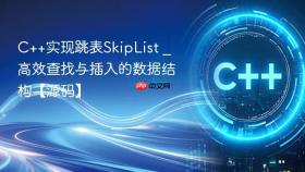c++实现跳表skiplist _ 高效查找与插入的数据结构【源码】