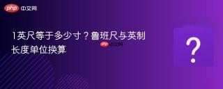 1英尺等于多少寸?鲁班尺与英制长度单位换算