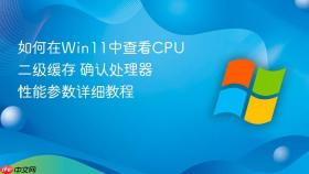 如何在win11中查看cpu二级缓存 确认处理器性能参数详细教程