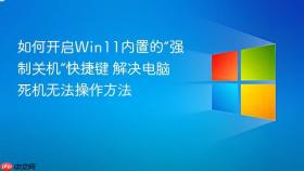 如何开启win11内置的“强制关机”快捷键 解决电脑死机无法操作方法