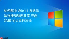 如何解决 win11 系统无法连接局域网共享 开启 smb 协议支持方法