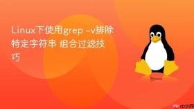 Linux下使用grep -v排除特定字符串 组合过滤技巧