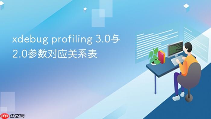 xdebug profiling 3.0与2.0参数对应关系表