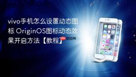 vivo手机怎么设置动态图标 originos图标动态效果开启方法【教程】
