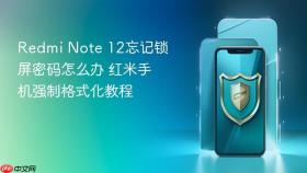 Redmi Note 12忘记锁屏密码怎么办 红米手机强制格式化教程