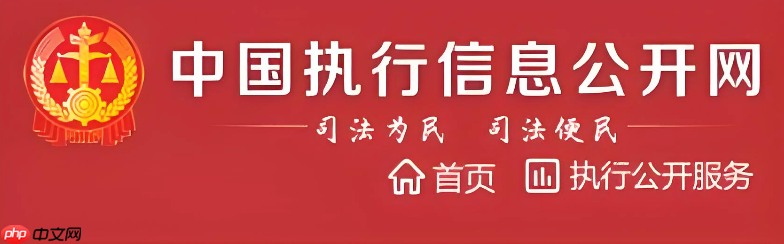 中国执行信息公开网个人查询入口 2026执行网查询入口官网