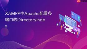 xampp中apache配置多端口的directoryindex