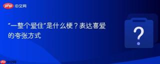 “一整个爱住”是什么梗？表达喜爱的夸张方式