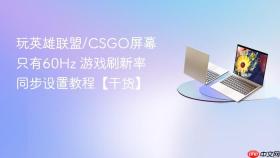 玩英雄联盟/CSGO屏幕只有60Hz 游戏刷新率同步设置教程【干货】