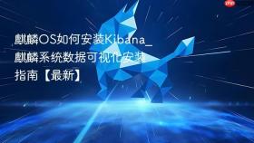麒麟OS如何安装Kibana_麒麟系统数据可视化安装指南【最新】