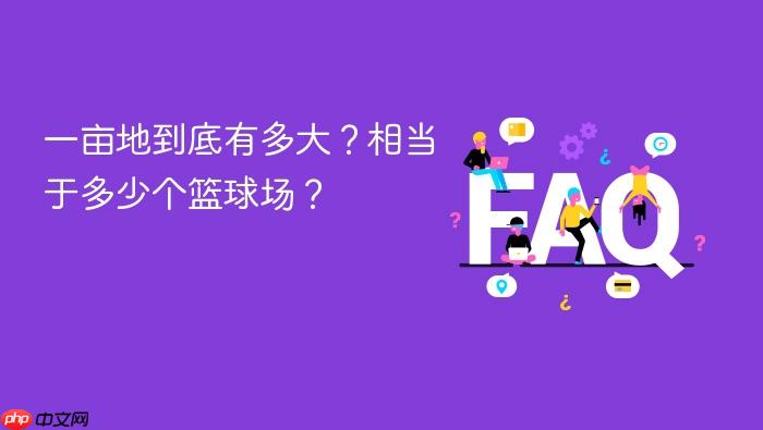 一亩地到底有多大?相当于多少个篮球场?