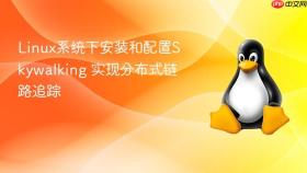 linux系统下安装和配置skywalking 实现分布式链路追踪